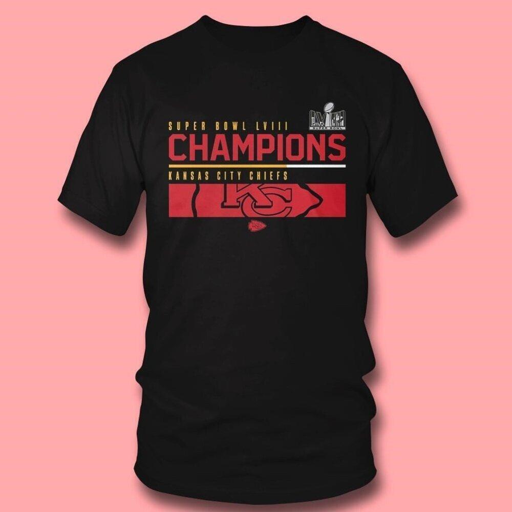 Kansas City Chiefs Lviii Champions T Shirt Football Team Graphic Sports Fan Gift